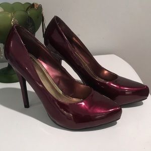 Miss Me? high gloss purple shiny stilleto